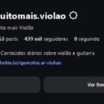 Instagram de Música +400.000 seguidores reais