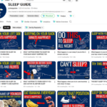 CANAL YOUTUBE MONETIZADO | 5,63K SUBS |+543 MIL VIEWS | NICHO SAÚDE DO SONO (INGLÊS) | PREMIUM