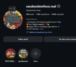 conta instagram comercial de vida saudável 1.962 seguidores