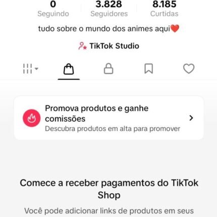 CONTA COM TIKTOK SHOP ATIVO + 3.8K DE SEGUIDORES!!!! Pronta para vender. ( Promoção imperdível )