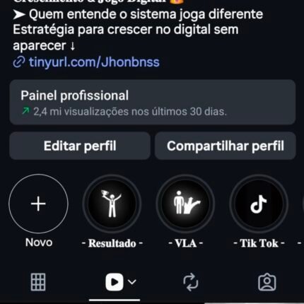 Conta Instagram dark