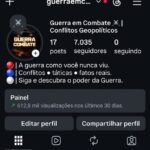Página com 7k de seguidores 100% orgânicos e 90% br