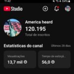 Vendo Canal com mais de 120 mil inscritos reais e 100 milhões de visualizações.