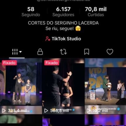 VENDO CONTA TIKTOK COM 6200 SEGUIDORES E SUPER ENGAJADA / SEM TIKTOKSHOP