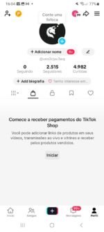 CONTA COM TIKTOK SHOP ATIVO + 2.5K DE SEGUIDORES!!!! ( oferta imperdível )