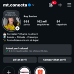 Vende-se conta do Instagram 165 k de seguidores