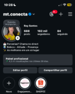 Vende-se conta do Instagram 165 k de seguidores