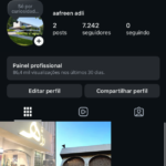 Conta Instagram +7.000 engajada