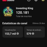 CANAL DARK DE FINANÇAS COM 120 MIL INSCRITOS E MAIS 100 MILHÕES DE VISUALIZAÇÕES E ENGAJAMENTO ALTO POR MÊS.