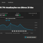 Canal Historias de Traicao - 528 Inscritos - Portugues - Bom engajamento, Com Restricao de Conteudo Falso