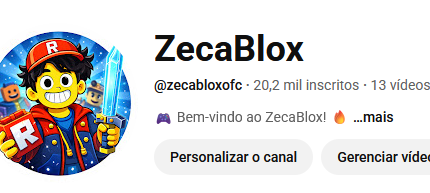 💰 Vendo Canal 20K Inscritos Engajado + Ótimo Alcance