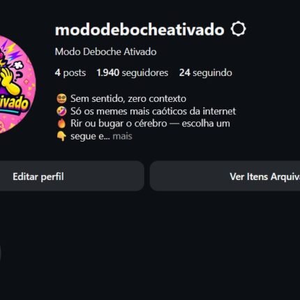 🚨🔥 CONTA DE HUMOR COM VÍDEOS VIRAIS + 1.9K SEGUIDORES — PRONTA PRA EXPLODIR E LUCRAR HOJE 💰⚡