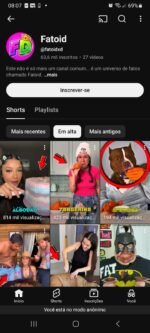 CANAL DARK 63K DE INSCRITOS MUITO ENGAJADO