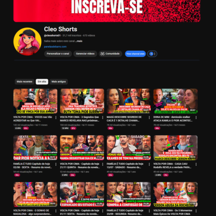 CANAL YOUTUBE MONETIZADO | 31k INSCRITOS | QUASE 5 MILHÕES DE VIEWS | NICHO ENTRETENIMENTO | COM YUTUBE shopping 🚀