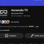 Canal Dark de Vídeos longos e shorts 80 mil inscritos