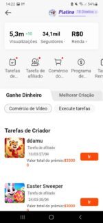 Conta KWAI com 34K de seguidores nicho viajantes - Imagem 4