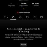 CONTA DO TIKTOK COM SHOP ATIVO +2K SEGUIDORES +29,2K CURTIDAS (ENGAJAMENTO REAL)