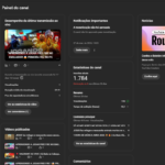 Vendo canal 1700 inscritos pré monetizado