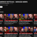 CANAL YOU MONET | 835 SUBS👥|+203K VIEWS👀| NICHO FUTEBOL – FLAMENGO 🔴⚫ | OPORTUNIDADE VIRAL E ESCALÁVEL 🚀