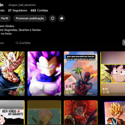 Vendo conta de Anime