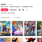 Conta Tiktok  com 820 Mil Seguidores