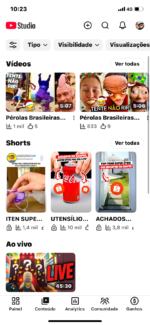 Canal 1.3 mil inscritos + 1.2 milhões de visualizações, +486 Horas, Canal já Engajado!!! - Imagem 2