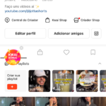 Conta Kwai com mais de 1 Milhão de seguidores Para postar seus vídeos curtos e ganhar dinheiro