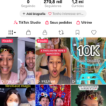 Vendo Tiktok com mais de 300 mil seguidores para postar seus vídeos curtos e ganhar dinheiro