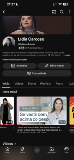 Canal monetizado público feminino | Média de R$ 2.500 receita/mês | +187M de views | 217Mil inscritos | Monetizado e Verificado | 100% orgânico