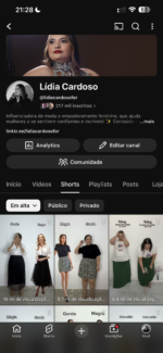 Canal monetizado público feminino | Média de R$ 2.500 receita/mês | +187M de views | 217Mil inscritos | Monetizado e Verificado | 100% orgânico - Imagem 8