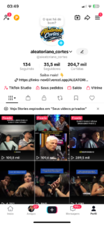 CONTA DO TIKTOK 35,5K DE SEG + MONETIZAÇÃO ATIVA + TIKTOK SHOP ATIVO!