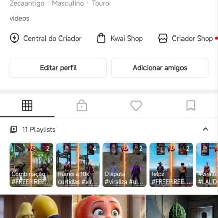 Conta do Kwai monetizada