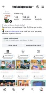 INSTAGRAM ENGAJADO DE HUMOR COM PÚBLICO MASCULINO ADULTO
