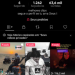 conta de tik tok