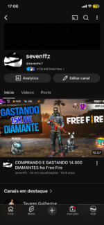 Canal YT 50K de inscritos, 2,2M visualizações. - Imagem 2