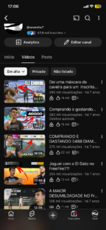 Canal YT 50K de inscritos, 2,2M visualizações. - Imagem 4