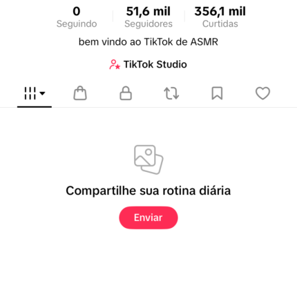 Conta TIKTOK 51,6K SEGUIDORES/ Vídeos Todos Arquivados!! Monetizada e TIKTOK SHOP ATIVO