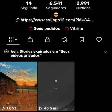 Tiktok 6545 Seguidores