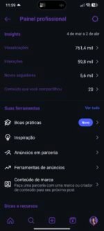 Conta Instagram 100k engajada💜 - Imagem 2