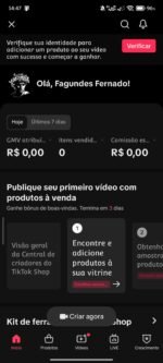 CONTA COM TIKTOK SHOP ATIVO ENGAJADA + 2K DE SEGUIDORES PRONTA PARA VENDER NO TIKTOK SHOP!!!! ( oferta única ) - Imagem 2
