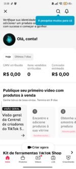 CONTA COM TIKTOK SHOP ATIVO + 7.2K DE SEGUIDORES PRONTO PARA VENDER!!!!! CONTA SUBINDO MUITO SEGUIDORES!!!! (oferta imperdível) - Imagem 2
