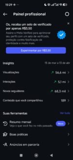 Instagram super engajado 75 mil seguidores 56 milhões alcance - Imagem 2