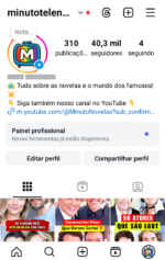 INSTAGRAM 40.3K Seguidores | Nicho Celebridades 💥 DESCONTO IMPERDÍVEL!