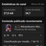 Canal YouTube Religião em espanhol com 600 inscritos