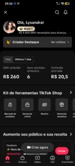 Conta já monetizada no tiktokshop com 2309 Seguidores - Imagem 3