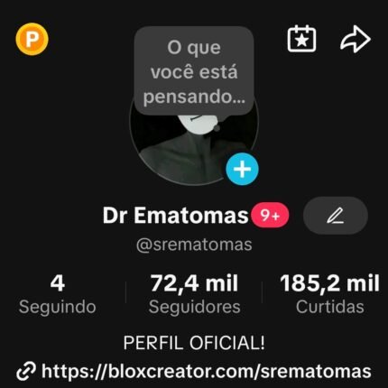 TIKTOK COM +72K DE SEGUIDORES REAIS