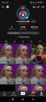 CONTA TIKTOK | 3,1K SEG👥| 18,9K CURT❤️| SHOP ATIVO 🛍️| UNIVERSO & CURIOSIDADES | PERFIL ENGAJADO 235K (28d) 📈