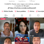 Tiktok do Nicho Flamengo com 4883 Seguidores
