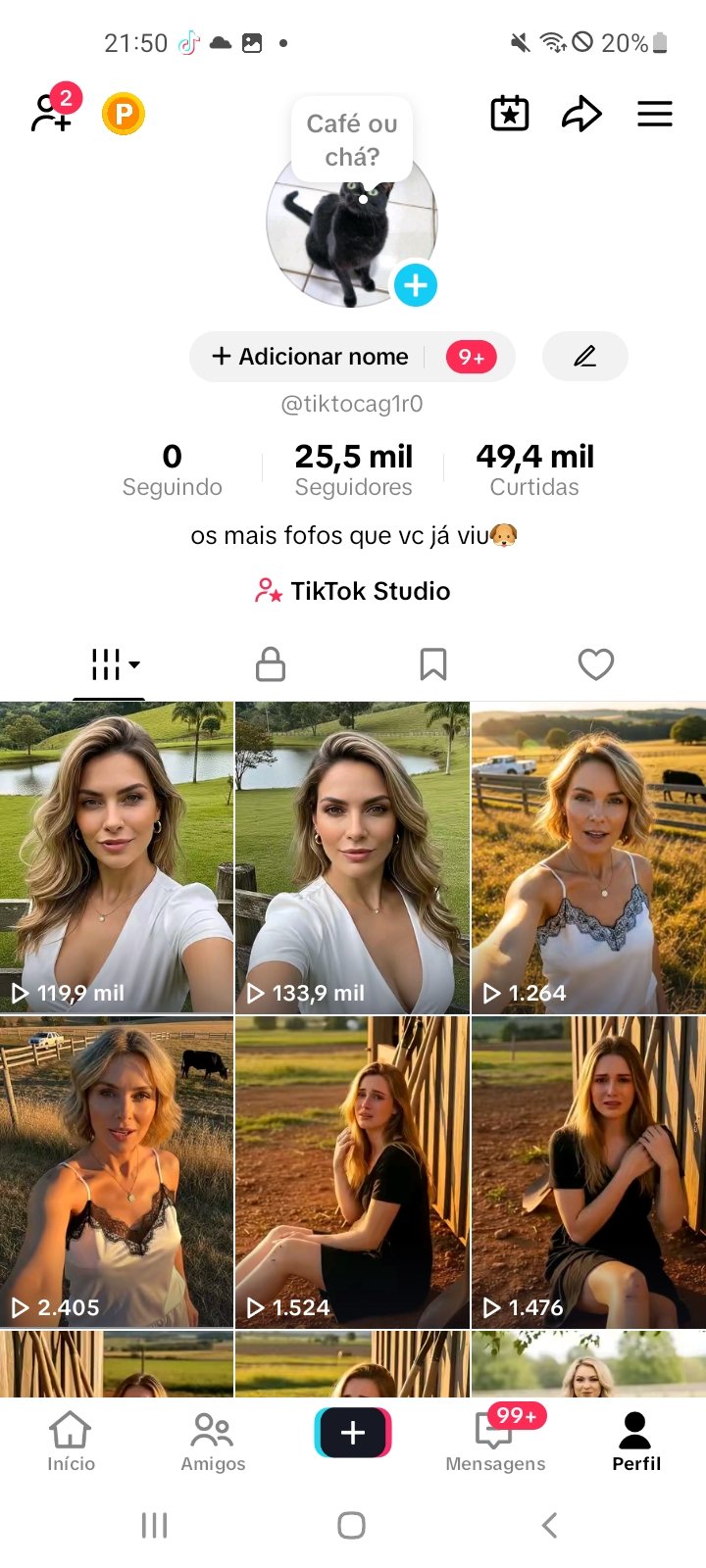 Screenshot_20260402-215027_TikTok (1) CONTA DO TIKTOK MONETIZADA +25,5K SEGUIDORES +49K CURTIDAS (ENGAJAMENTO REAL) - Imagem 1