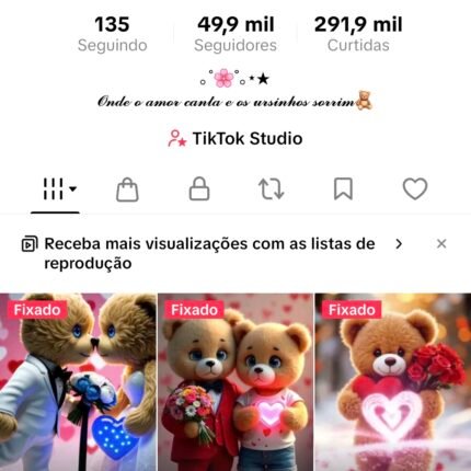 Vendo conta do tiktok,ativo para tiktok shop, com total de 50mil seguidores, visualizações maravilhosas...aproveite